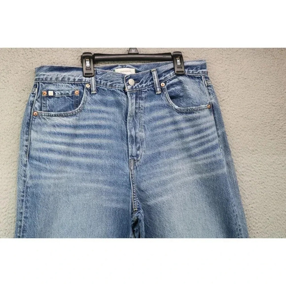AE77 Stovepipe Jeans-Size 14 Regular-American Eagle-Organic Cotton-Nice - Picture 2 of 12